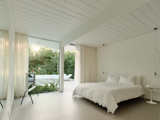 Twin Gable House / Ryan Leidner Architecture - Interior Photography, Bedroom, Wood, Lighting, Bed, Chair