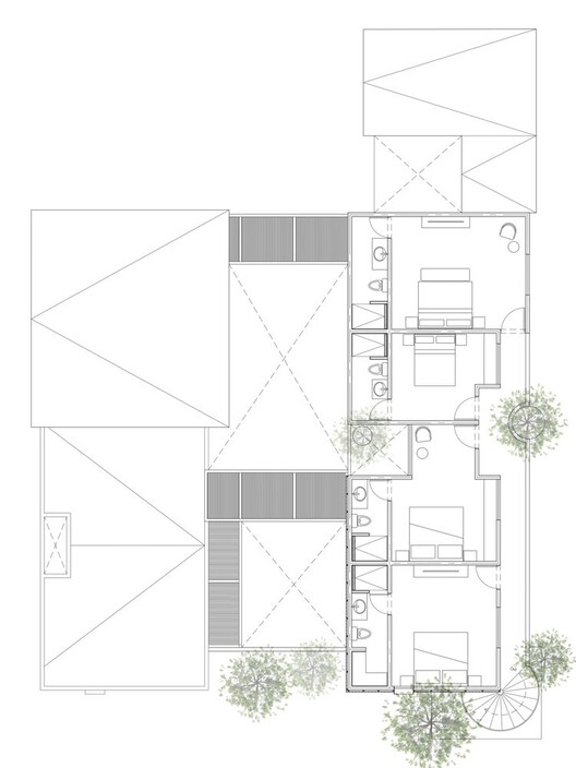 Unfolding Privacy: Centering the Home Around the Courtyard - Image 47 of 58