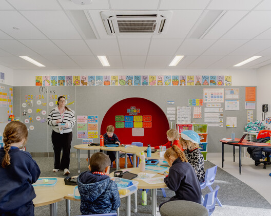 Swan Hill Specialist School / WHDA - Interior Photography, Table, Chair
