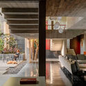 Trees Sliced Through Residence / Matharoo Associates - Interior Photography, Houses, Beam, Chair