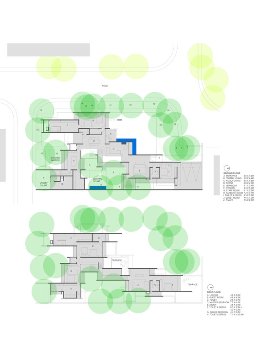Trees Sliced Through Residence / Matharoo Associates - Image 17 of 18