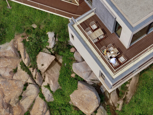 Lost Villa · Huanglong Island Lighthouse Hotel  / WJ STUDIO - Interior Photography, Balcony