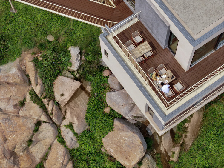 大乐之野·黄龙岛灯塔酒店 / WJ STUDIO 万境设计 - 室内图, 阳台