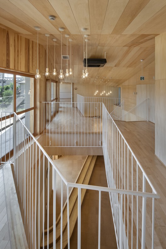 Kids Land Miyabino / TSC Architects - Interior Photography, Stairs, Wood