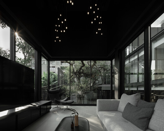 Lane House / CORE Cluster - Interior Photography, Living Room, Glass
