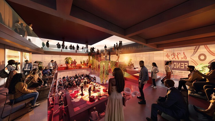 Carlo Ratti Associati Presents New Cultural Center and Open-Air Stage in Addis Ababa, Ethiopia - Image 3 of 4