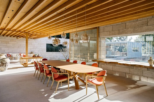 Bosque House / FGMF - Interior Photography, Dining room, Wood, Chair