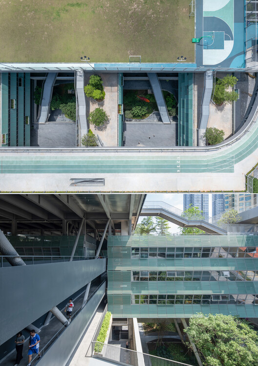 Shenzhen Art High School / O-office Architects - Interior Photography, Glass