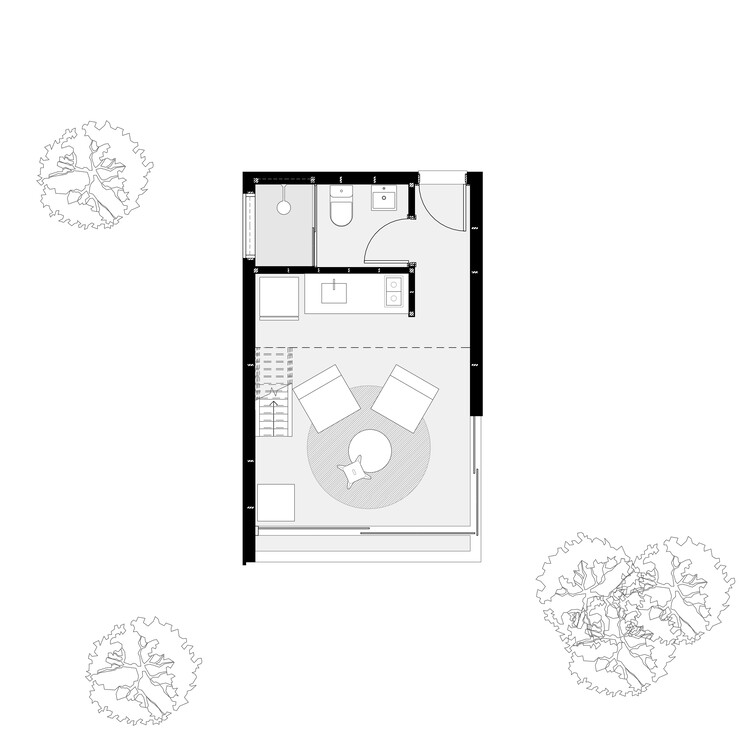Cabana Solena - Mata / Desterro Arquitetos - Imagem 23 de 32