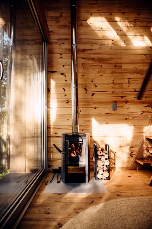 Solena Cabin - Mata / Desterro Arquitetos - Interior Photography, Wood