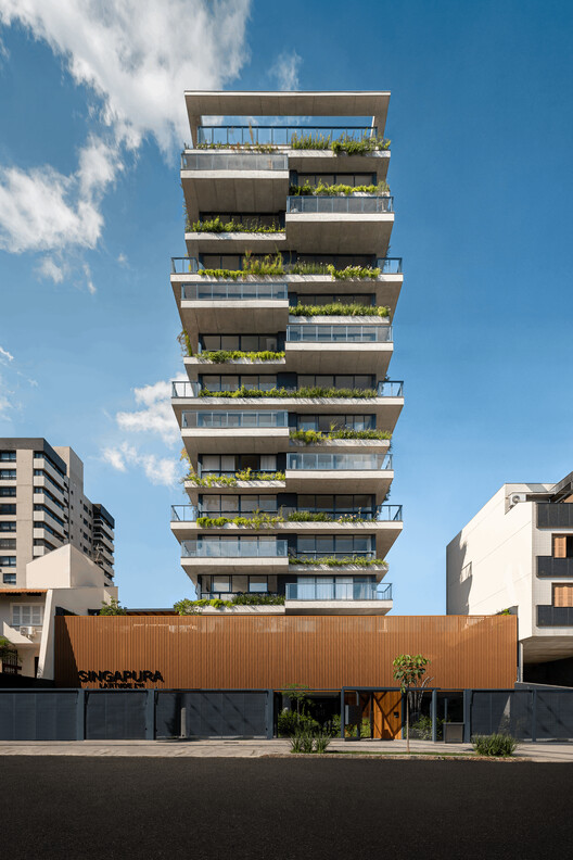 Edifício Singapura / OSPA Arquitetura e Urbanismo - Fotografia de Exterior, Apartamentos, Balcão