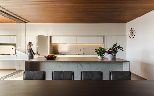 JF Residence / kg studio - Interior Photography, Kitchen, Wood, Countertop, Table, Lighting, Chair