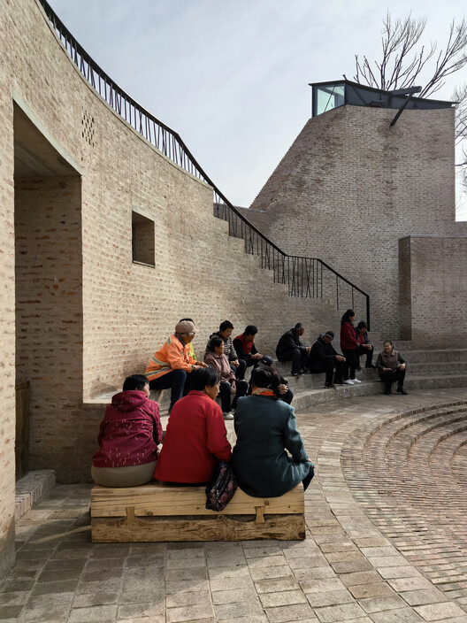 West Wusutu Village Community Center / Zhang Pengju - Exterior Photography, Stairs