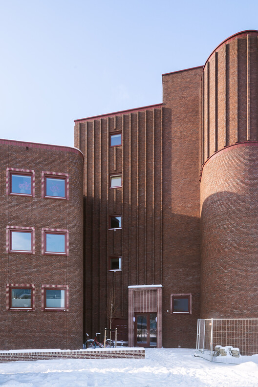 Miller Apartment Building / Martens Willems Architecten - Exterior Photography, Brick
