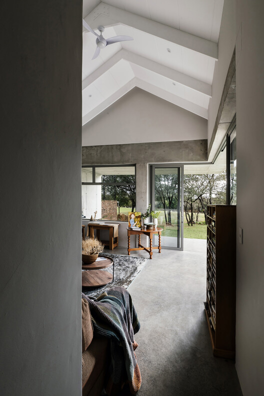 Parys House / Nadine Engelbrecht Architect - Interior Photography, Wood, Chair, Beam