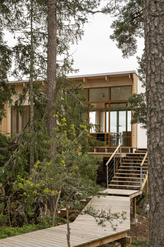 Villa Vy / Studio Ida Tinning - Exterior Photography, Wood, Stairs