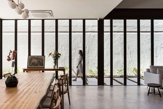 Casa PR / ME Arquitetura - Fotografia de Interiores, Madeira, Mesa, Cadeira, Vidro