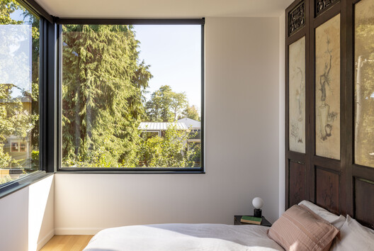 Pho Bac House / SHED Architecture & Design - Interior Photography, Bedroom, Wood, Glass, Bed