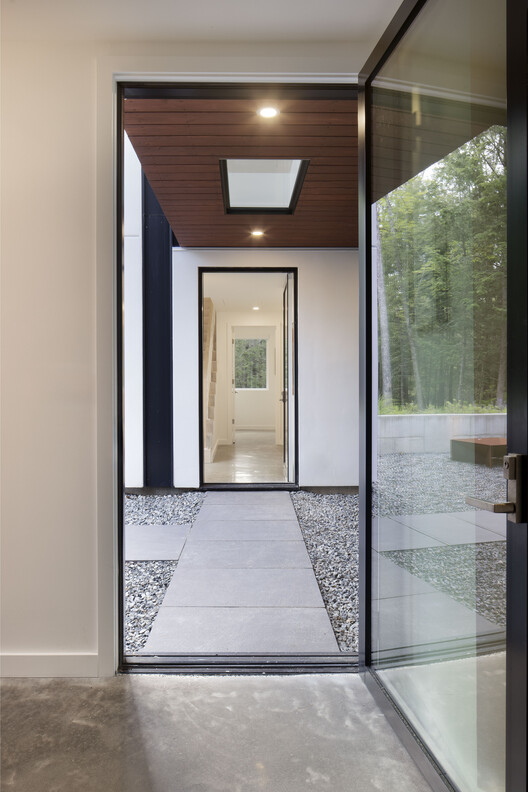 ClusterOne Residence / Studio MM Architect - Interior Photography, Door, Glass, Concrete