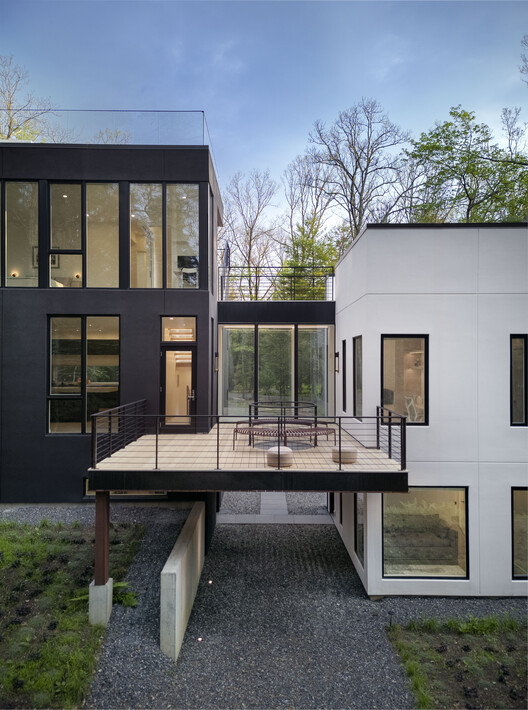 ClusterOne Residence / Studio MM Architect - Exterior Photography, Door, Stairs, Balcony, Handrail, Deck