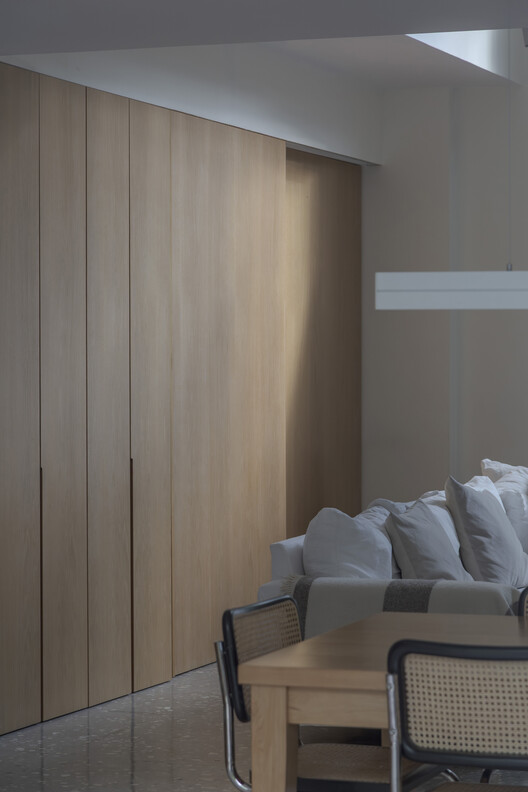 Lerma House / BHY arquitectos - Interior Photography, Bedroom, Wood, Lighting, Door, Closet