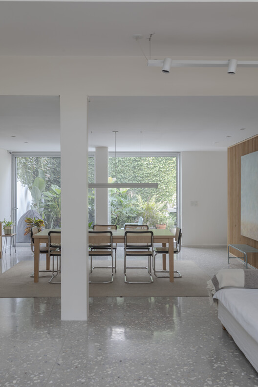 Lerma House / BHY arquitectos - Interior Photography, Wood, Lighting, Chair, Concrete
