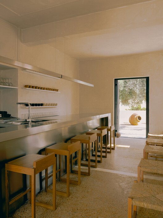 Concept Store & Bar 1OAM apotheke / Studio Andrew Trotter + Eva Papadaki - Interior Photography, Wood, Table, Chair