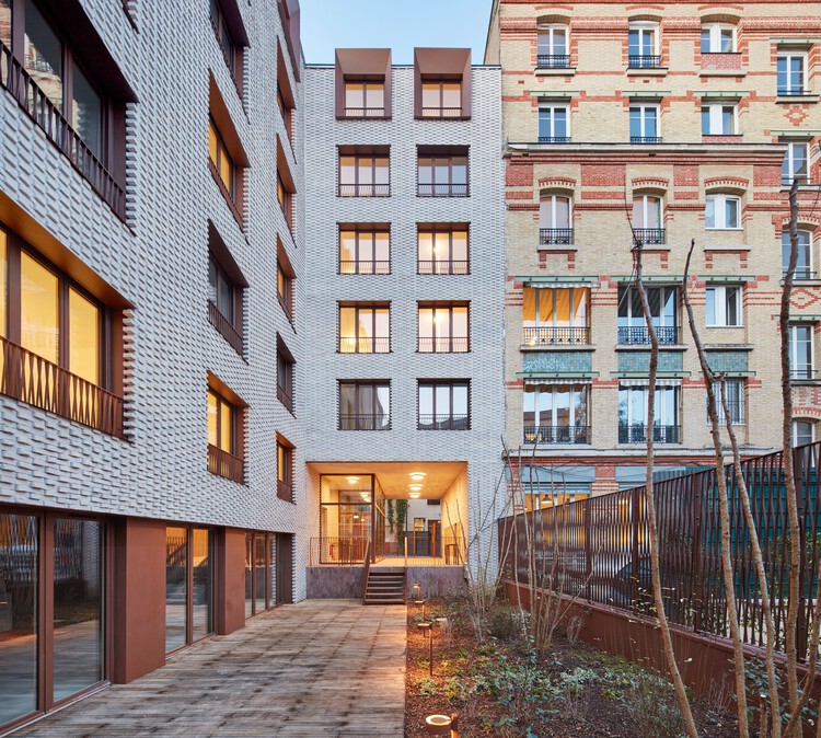 巴黎 Un Toit 公寓 / Atelier du Pont - 建筑图, 表皮