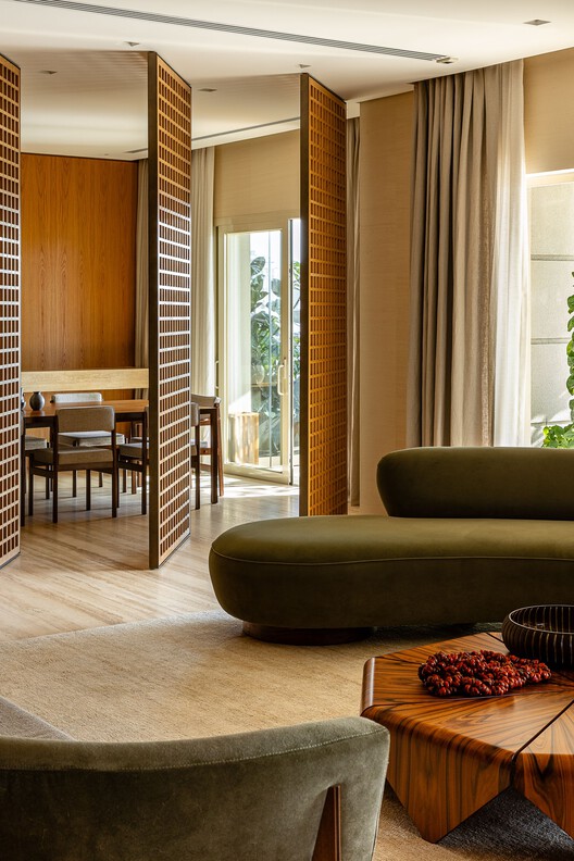 Apartamento AEG / Studio MEMM - Fotografía interior, Sala de estar, Madera, Iluminación, Sillas, Sillones