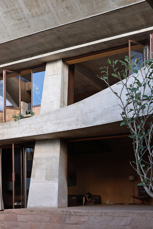 No. 8 House in Dongnan Village  / xiān Architects - Interior Photography, Wood, Concrete
