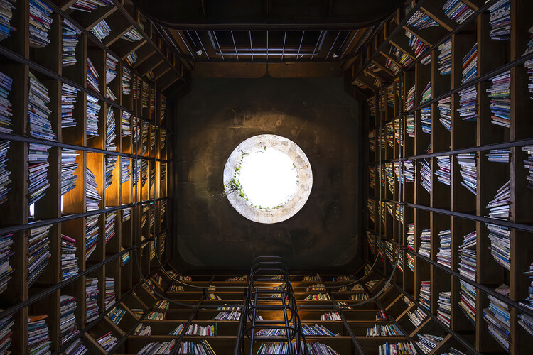 Dongnan /Xiān House No. 8 en Architects Village - Fotografía interior, estantes