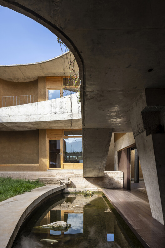 No. 8 House in Dongnan Village  / xiān Architects - Exterior Photography, Wood, Concrete