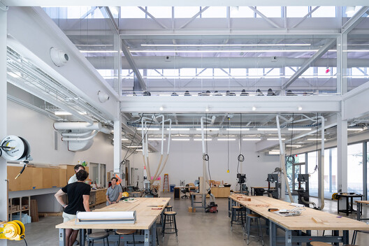 William T. Cannady Hall / Karamuk Kuo + Kendall/Heaton Associates - Lighting, Table, Chair