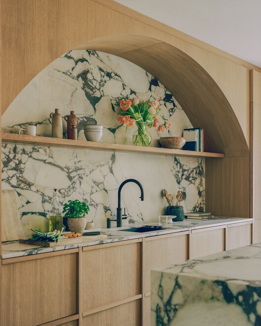 Sobremesa House / Studio McW - Interior Photography, Kitchen, Wood, Countertop