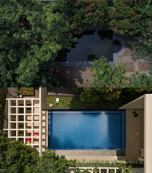 Coffer House / Gets Architects - Exterior Photography, Garden, Courtyard, Balcony