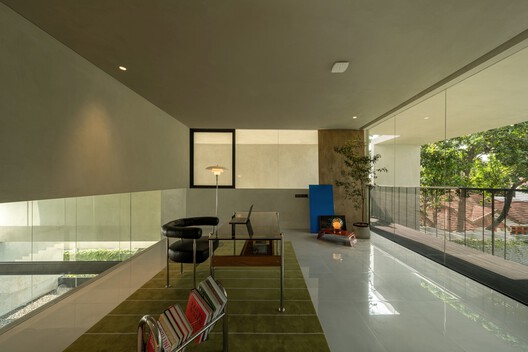 Coffer House / Gets Architects - Interior Photography, Glass