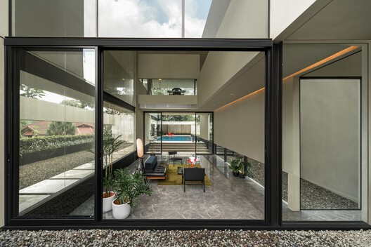 Coffer House / Gets Architects - Interior Photography, Glass