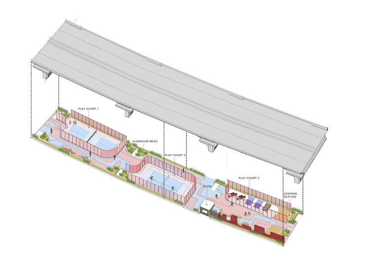 Bajo el espacio/Aangan Architects Renovación - Figura 22 de 22