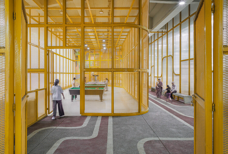 Renovación de Ananga Architects en Space/Amena - Fotografía interior, vidrio