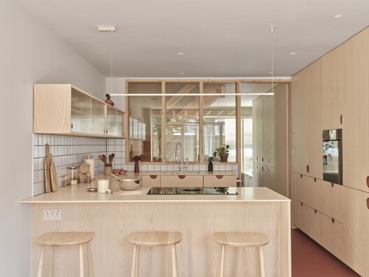 Butterfield House Extension / THISS Studio - Interior Photography, Kitchen, Wood, Countertop, Shelving