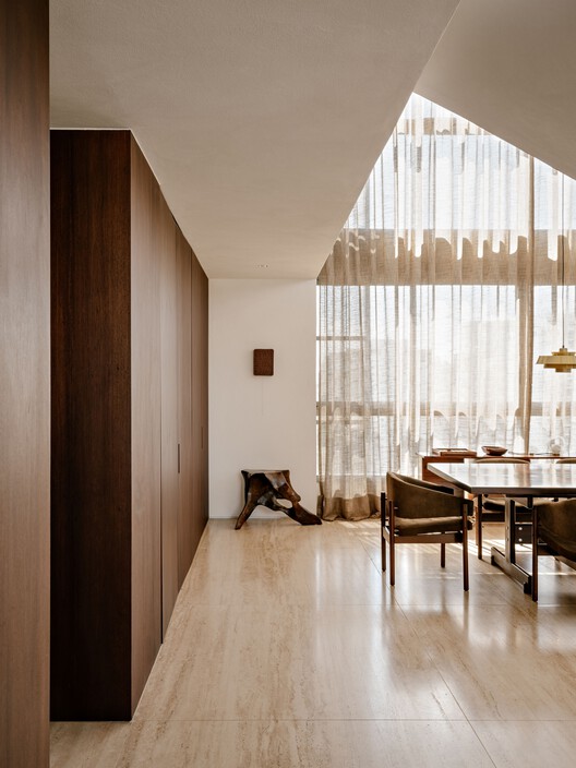 Apartamento Autem / Felipe Hess Arquitetos - Fotografia de Interiores, Sala de Jantar, Madeira