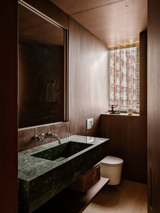 Apartamento Autem / Felipe Hess Arquitetos - Fotografia de Interiores, Banheiro, Madeira, Pia, Bancada