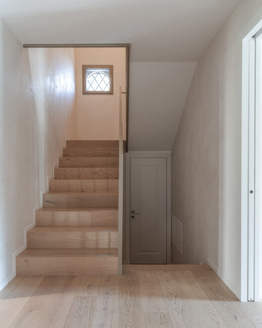 Casolare Biordo Vecchio / Studio Bressan - Interior Photography, Stairs, Wood, Handrail, Door