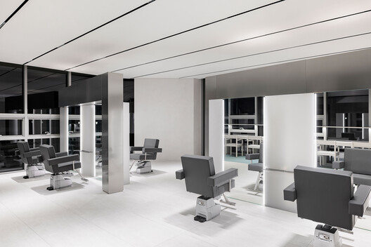 HE:ARTS HANNAM Hair Salon / RVMN - Interior Photography, Living Room, Chair, Glass
