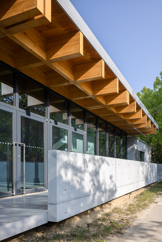 NCKU Art Lounges Da Hsin Yuan / MAYU architects - Interior Photography, Stairs, Wood, Beam