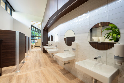 St Kentigerns Childcare Centre / Smith Architects  - Interior Photography, Bathroom, Wood, Glass, Sink
