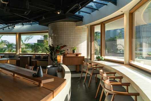 Hygge Cafe / Dhanie & Sal - Interior Photography, Dining room, Wood, Lighting, Glass, Chair