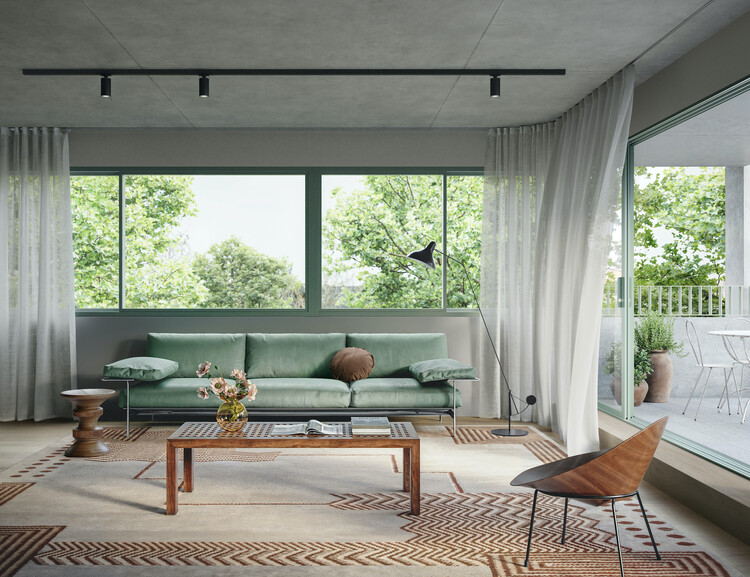 Edificio 450 Gore Street / Edition Office + Neometro - Fotos interiores, sala de aves, correos, madera, mesa, sillas