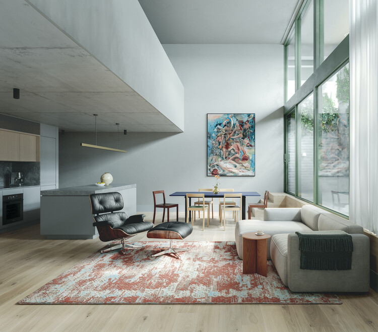 Edificio 450 Gore Street / Edición Oficina + Neometro - Fotografía interior, sala de estar, sillones, mesas, sillas