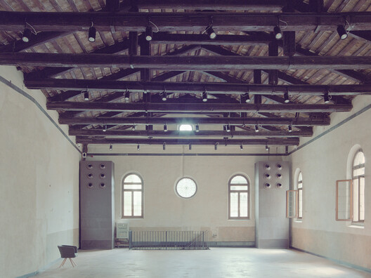 San Rocco’s Oratory / Architettura Tommasi - Interior Photography, Lighting, Beam, Arcade